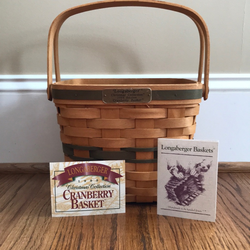 Longaberger 1995 Cranberry Basket
